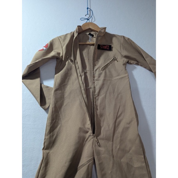 Ghostbusters Jumpsuit Child Size 6-8 Small 2022 Stantz Costume Brown Uniform - Picture 11 of 16